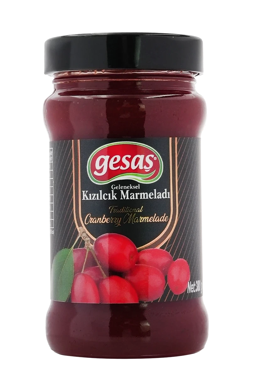 380 GR CAM KAVANOZ KIZILCIK MARMELADI