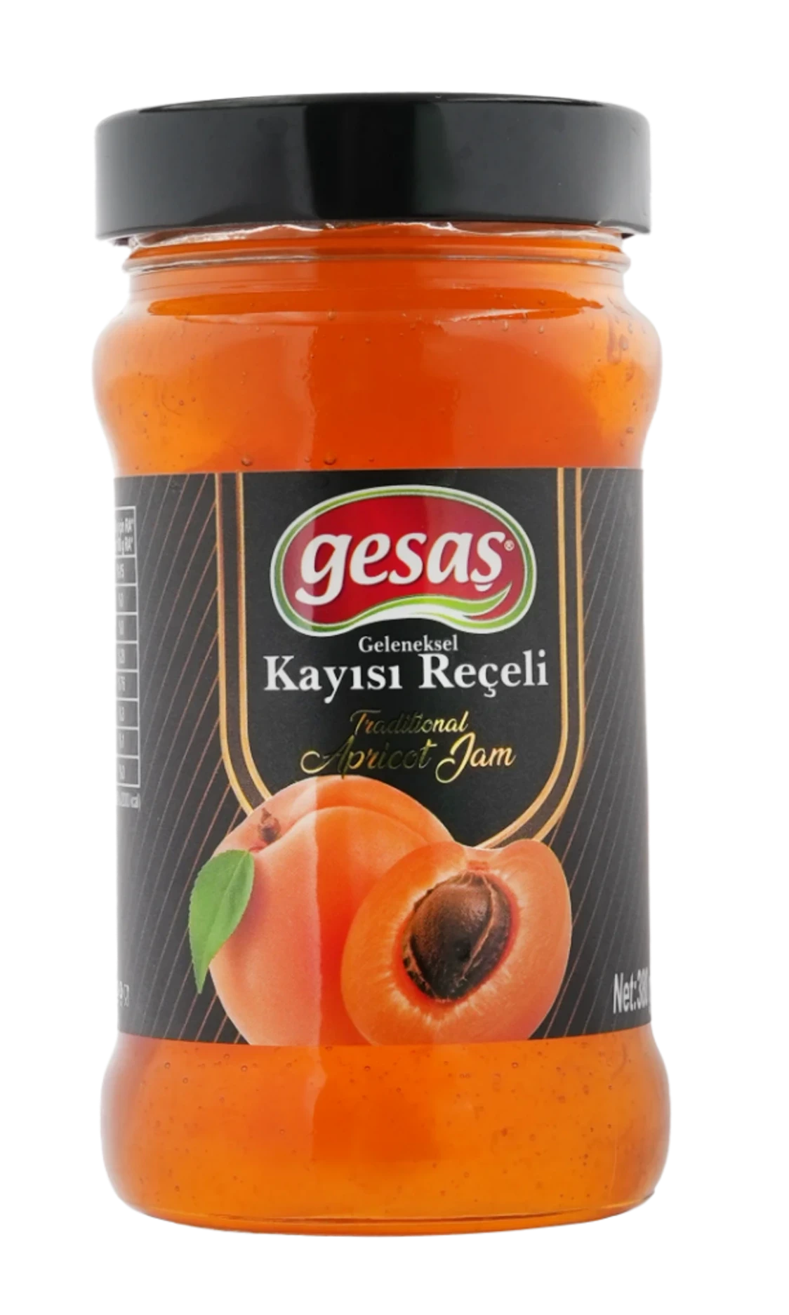 GLASS JAR APRICOT JAM