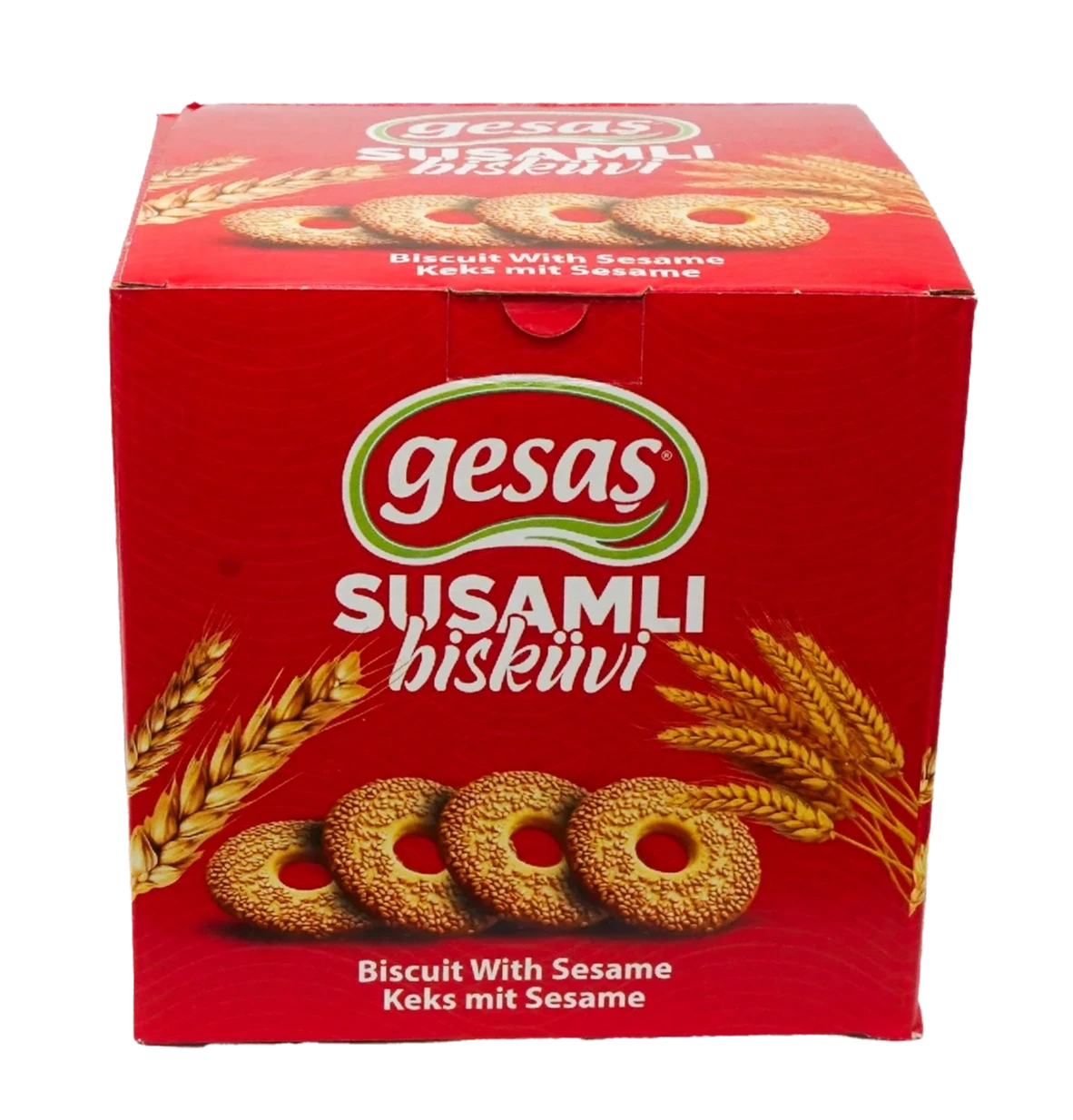 800 gr kutu Susamlı Bisküvi