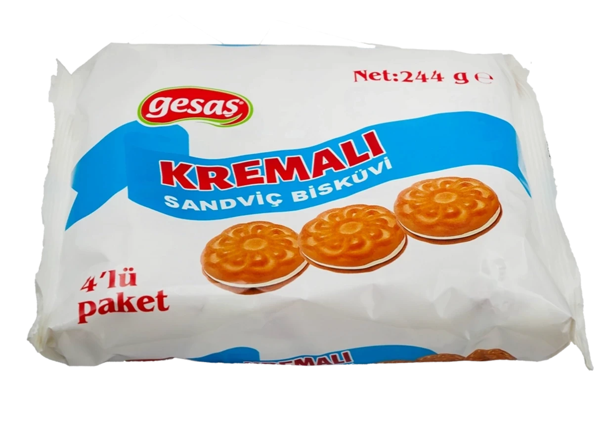 244 gr Kremalı Sandviç Bisküvi