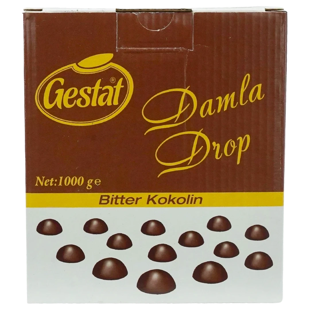 1KG GESTAT BİTTER DAMLA DROP ÇİKOLATA
