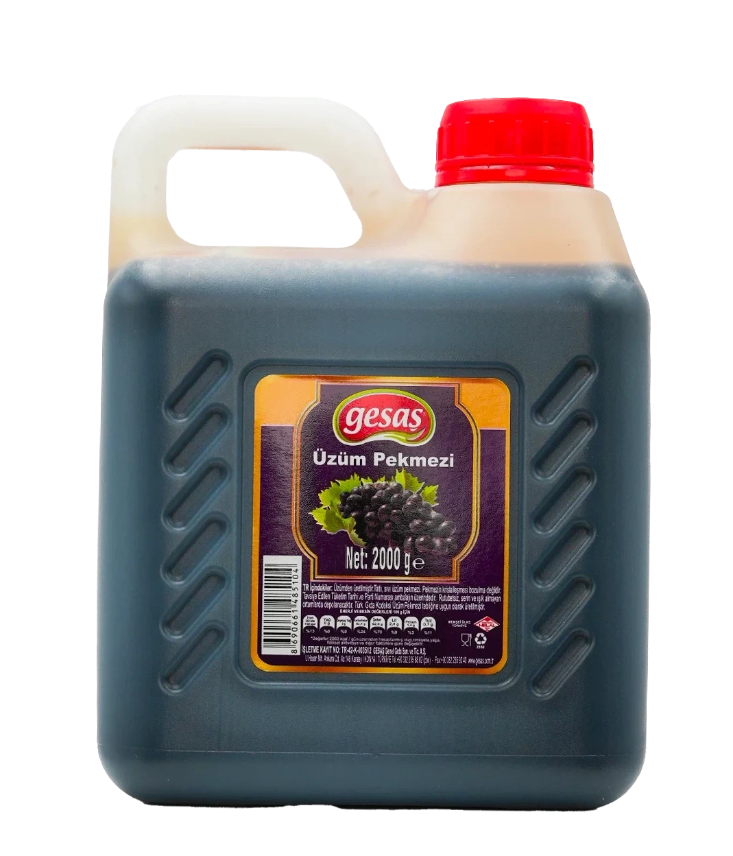 2000 GR PLASTİK BİDON ÜZÜM PEKMEZİ