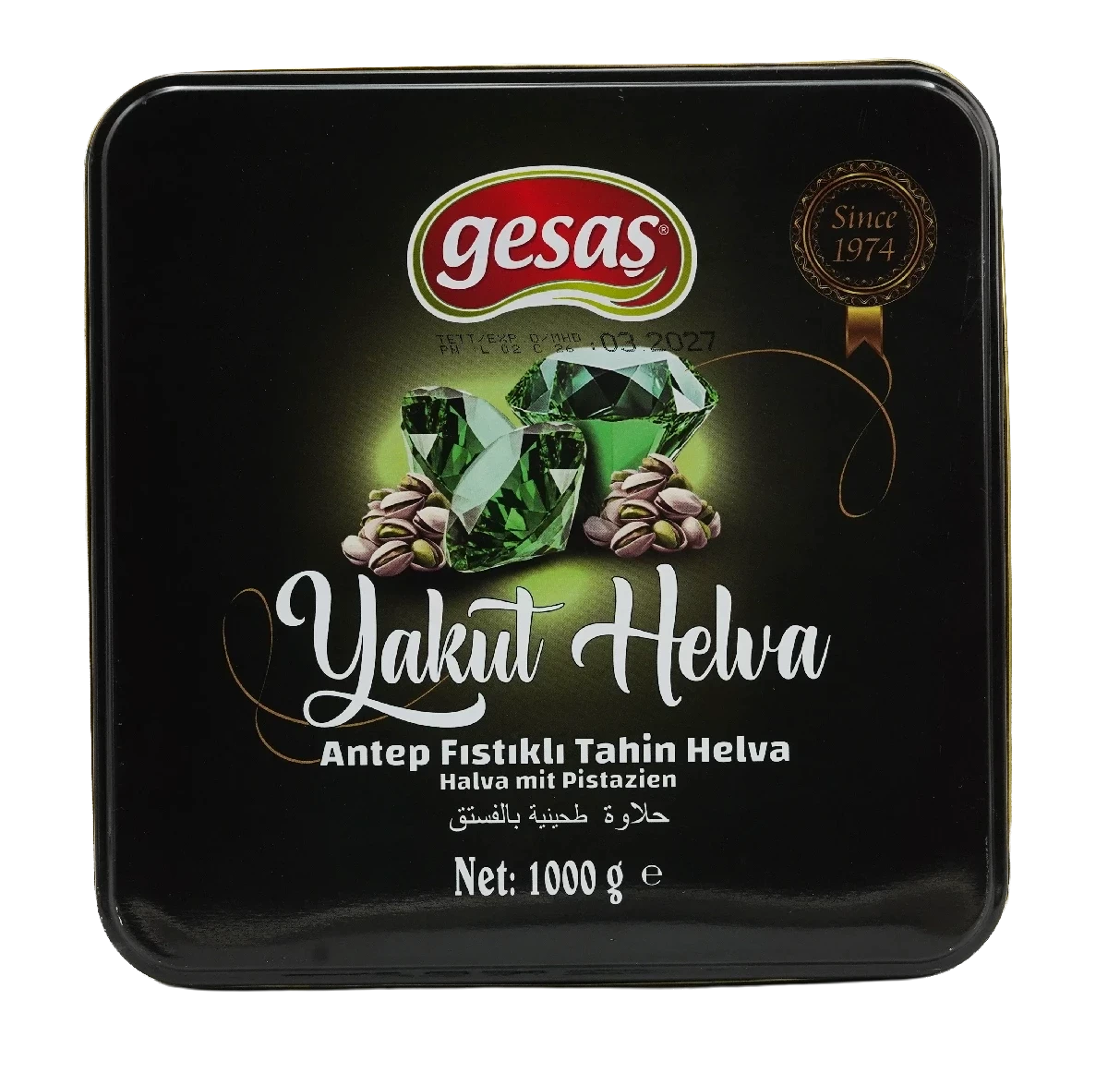 YAKUT PISTACHIO TAHINI HALVA