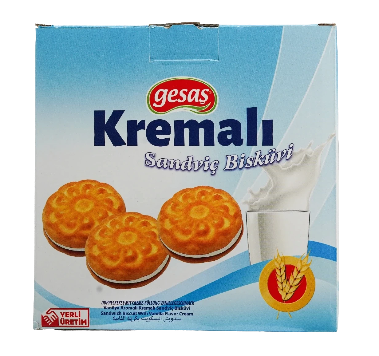 800 gr Kutu Kremalı Sandviç Bisküvi