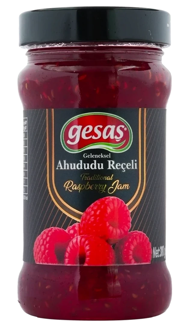 GLASS JAR RASPBERRY JAM