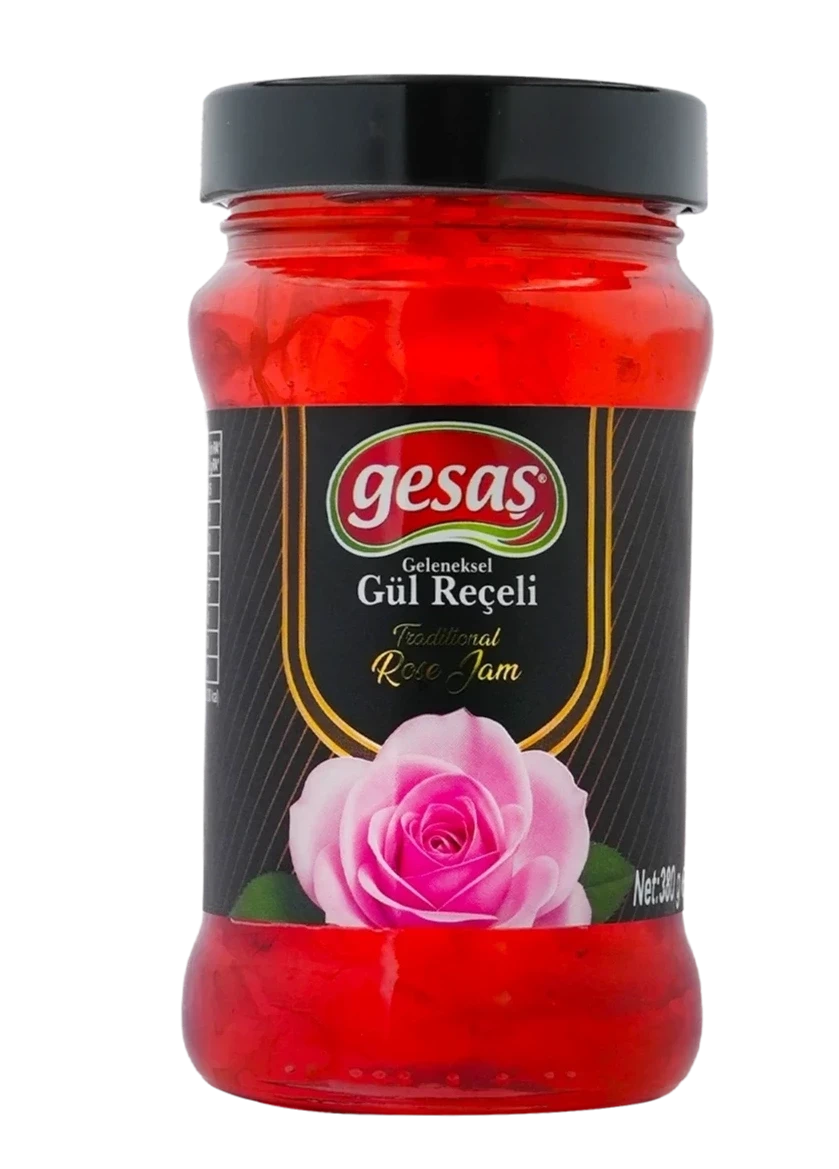 GLASS JAR ROSE JAM