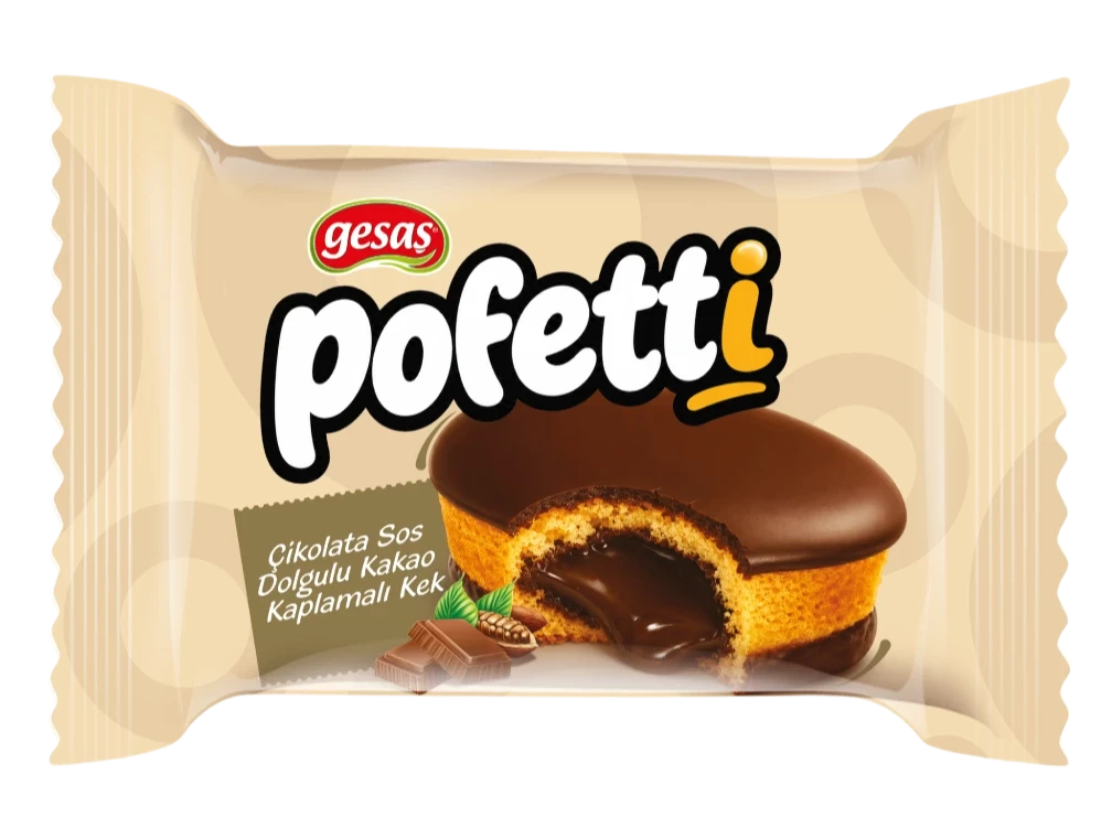 45 GR. ÇİKOLATA SOS DOLGULU KAKAO KAPLAMALI KEK
